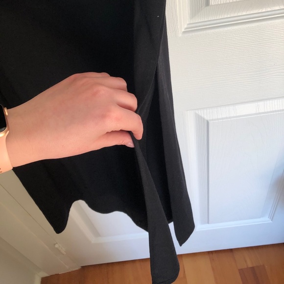 Basic maxi skirt with side slit - Picture 3 of 3